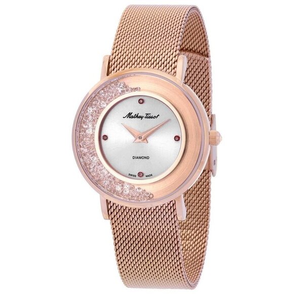 NWT Mathey-Tissot Fashion Ladies Quartz Steel Authentic Watch - Picture 1 of 3